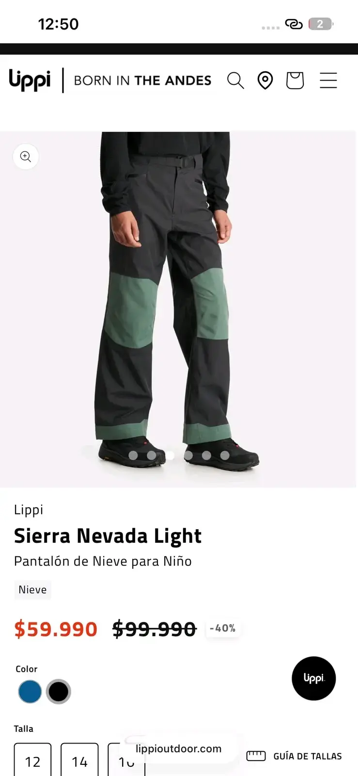 Pantalón de Nieve para Niño Lippi Sierra Nevada Light - 1