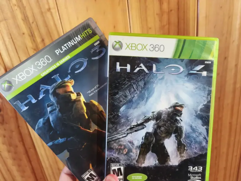 Juegos Xbox 360 Halo 3 y Halo 4 en buen estado