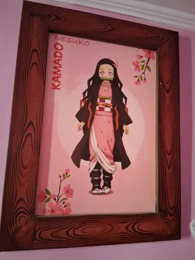 Cuadro decorativo de Naruto y Nezuko enmarcado - miniatura 4