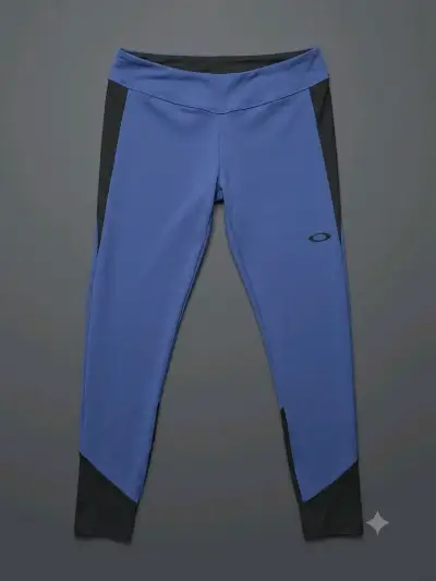 Leggings deportivos Oakley azul y negro - miniatura 1