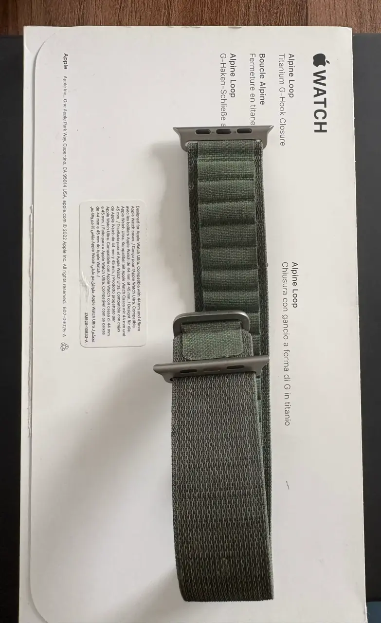 Correa Apple Watch Alpine Loop Verde - 4