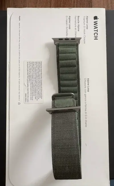 Correa Apple Watch Alpine Loop Verde - miniatura 4