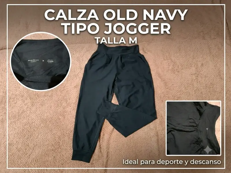 Calza Old Navy tipo jogger talla M