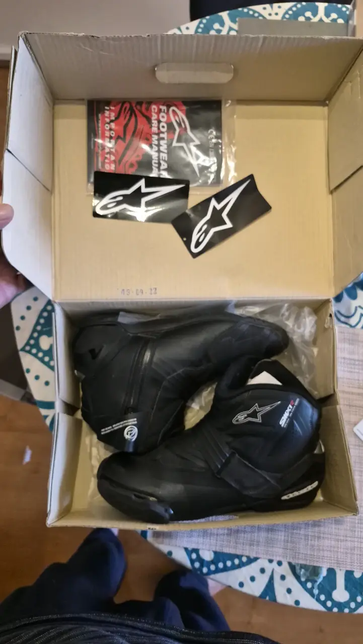Botas de moto Alpinestars SMX-1 negras - 1