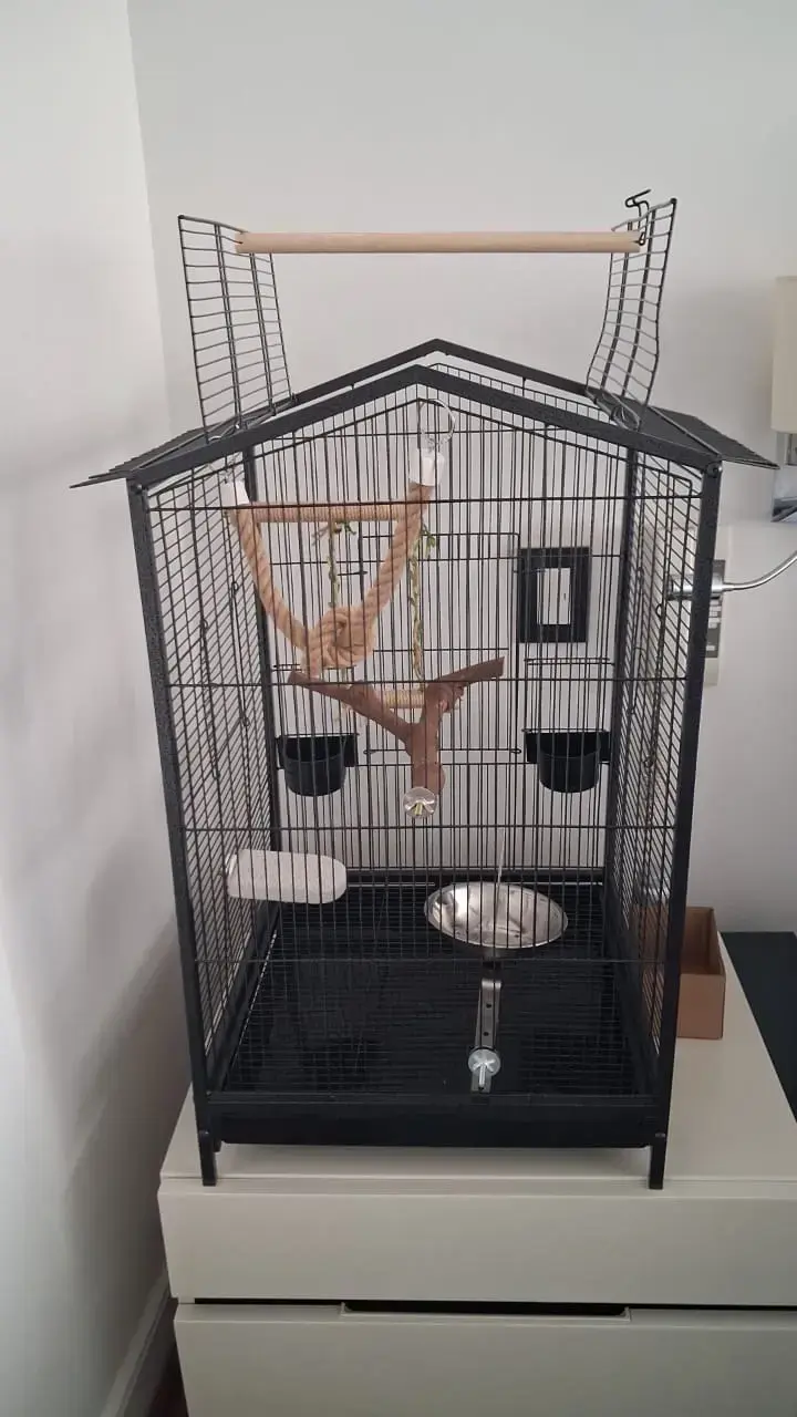 Jaula grande para aves con accesorios - 3