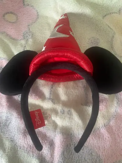 Diademas Disney con orejas y sombrero rojo - miniatura 2