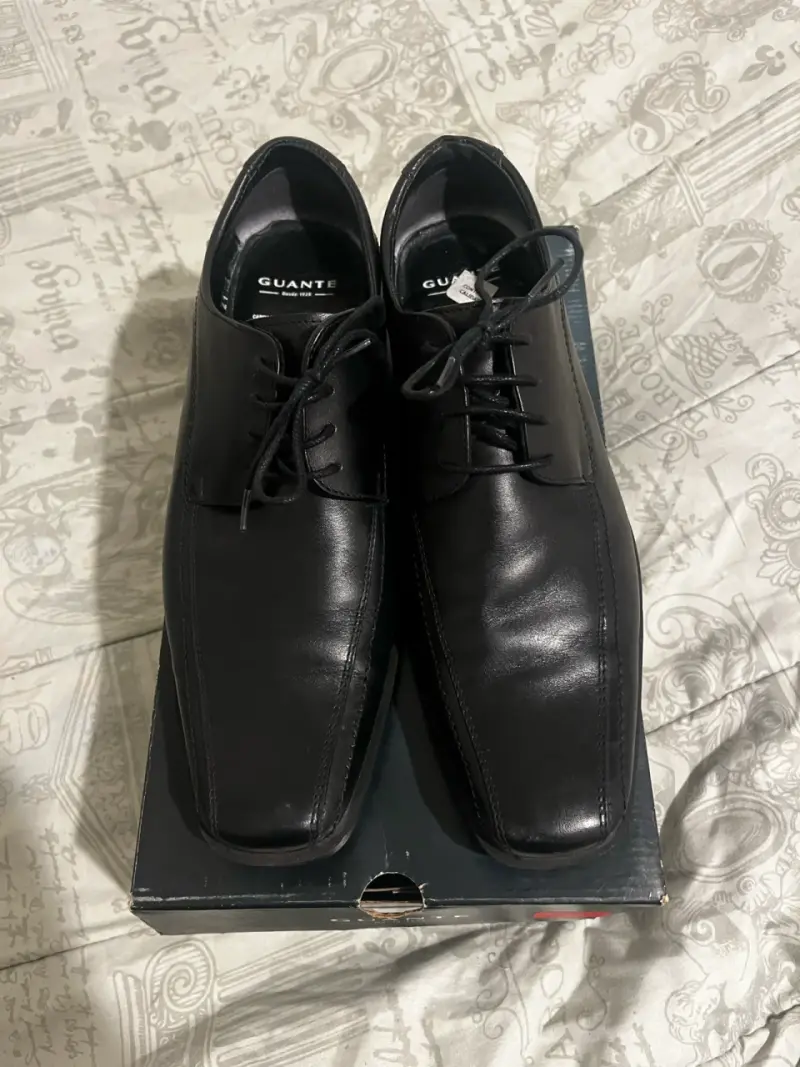 Zapatos de vestir negros Guante en cuero - 2