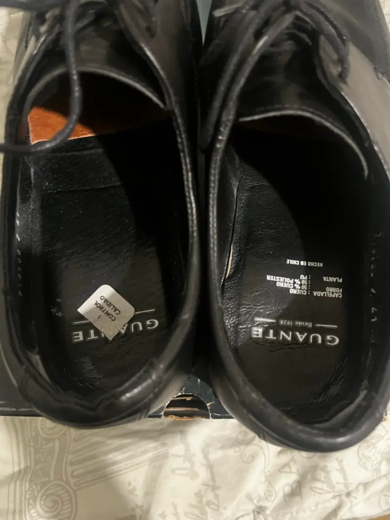 Zapatos de vestir negros Guante en cuero - 3