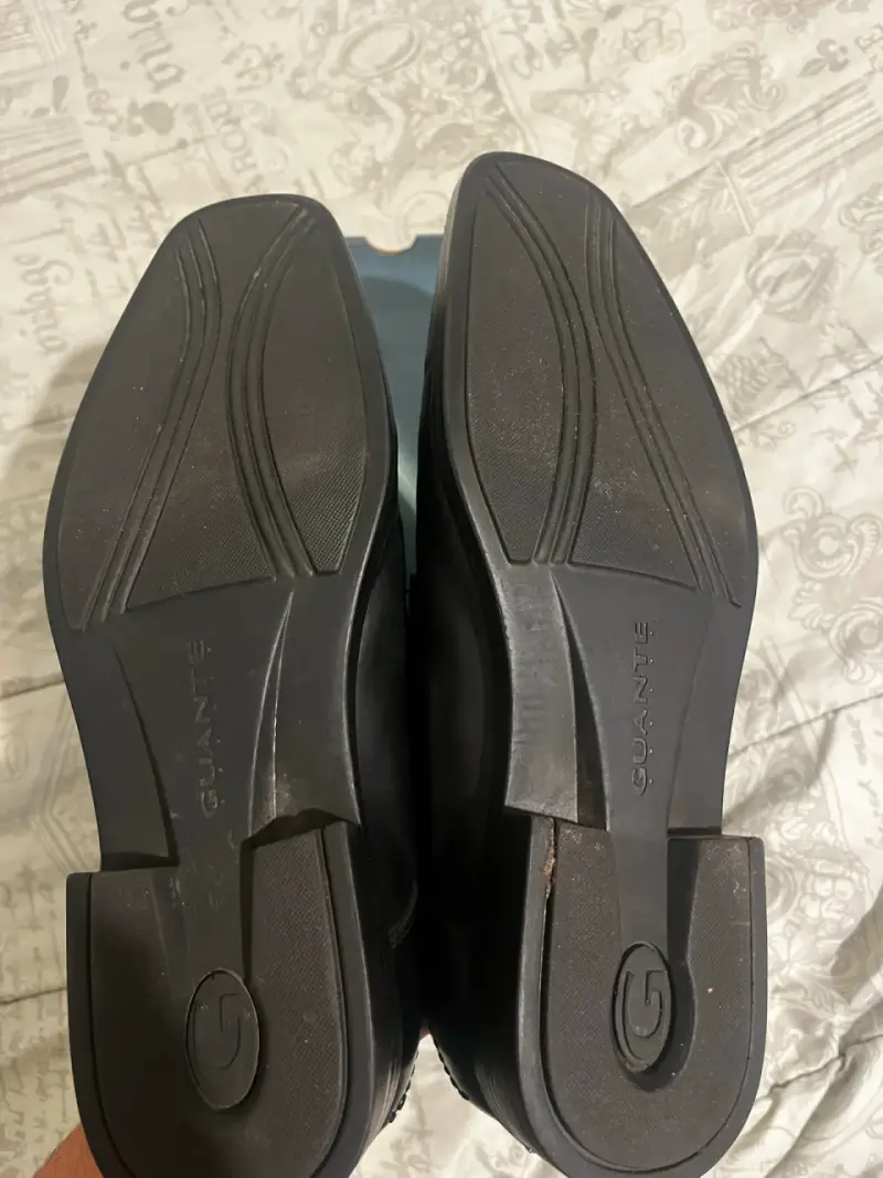 Zapatos de vestir negros Guante en cuero - 4