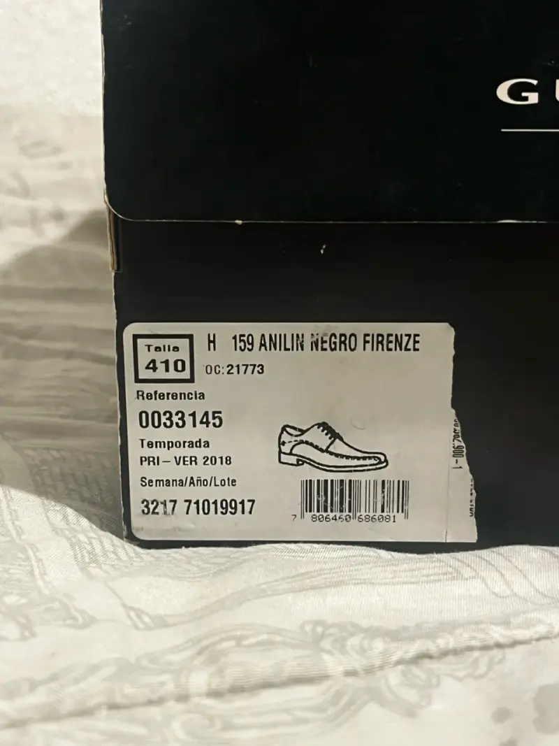 Zapatos de vestir negros Guante en cuero - 5