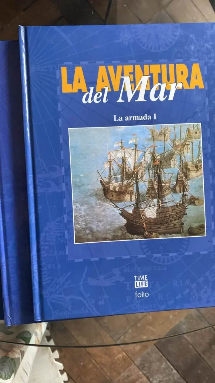 4 tomos libros La Aventura del Mar - 1