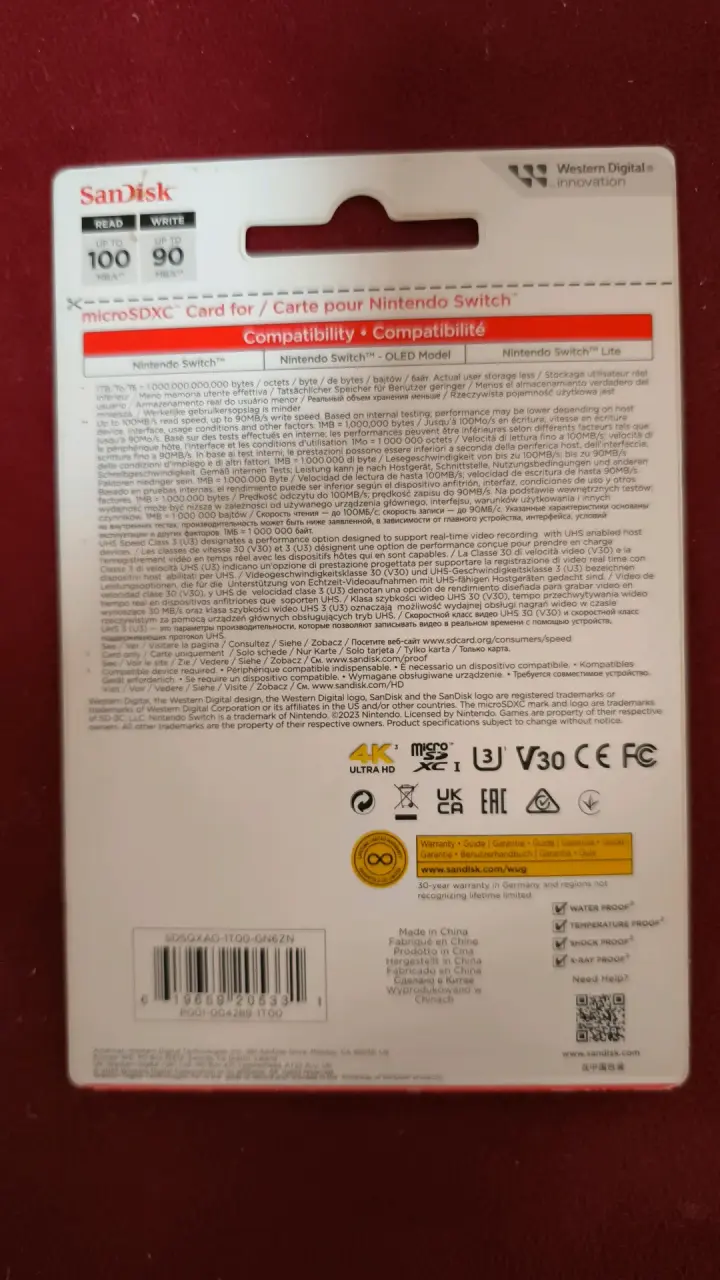 Tarjeta microSDXC 1TB SanDisk para Nintendo Switch - 2