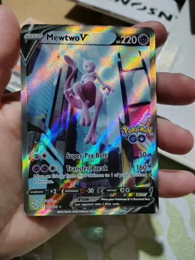 Tarjetas Pokémon Mewtwo V y VSTAR - miniatura 1