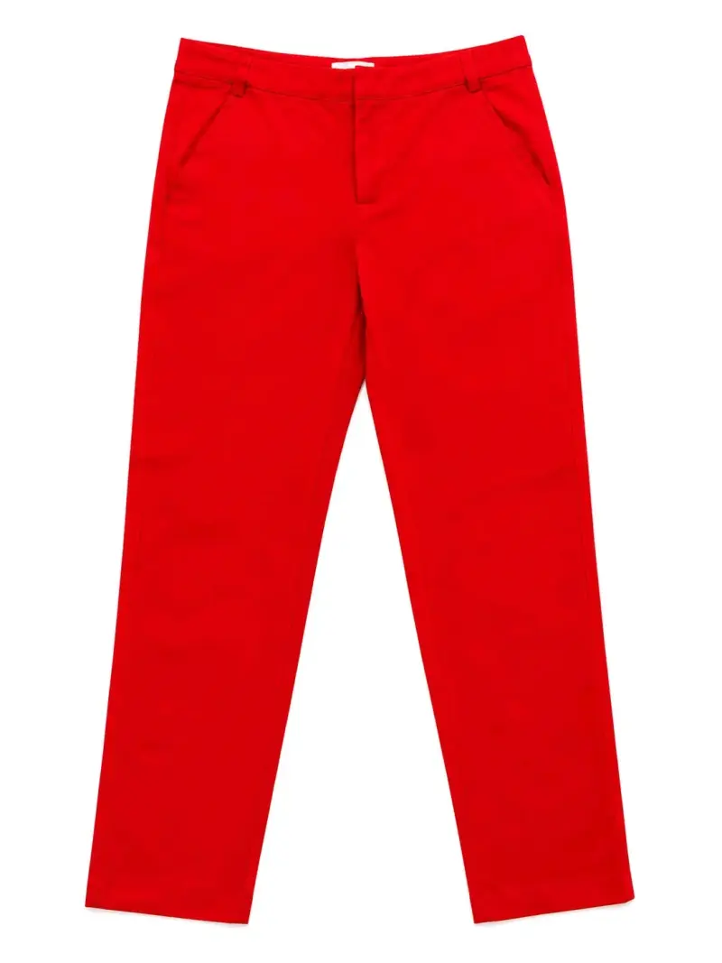 Pantalón rojo de vestir para mujer - 2