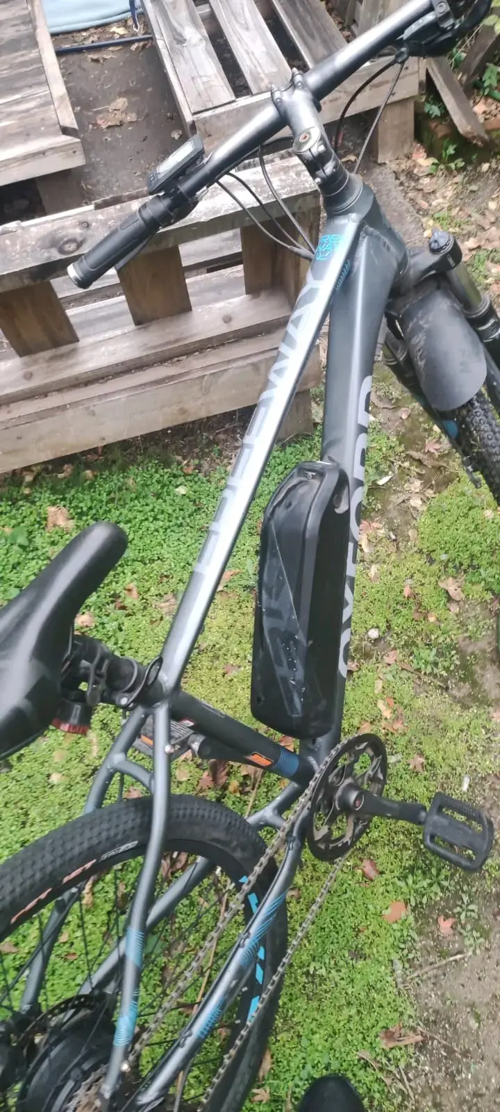 Bicicleta eléctrica Oxford freegris con suspensión - 2