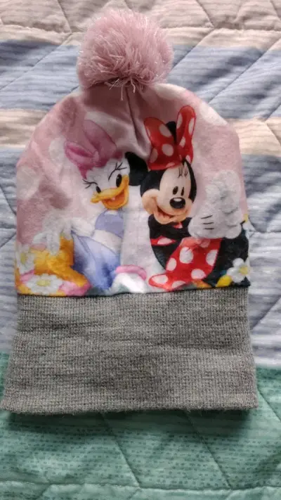 Gorro infantil Minnie y Daisy con pompón - miniatura 2
