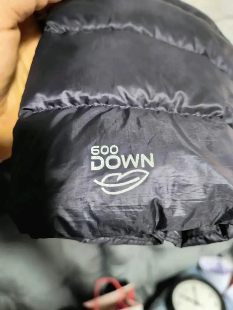 Chaqueta de Plumas Negra Kivu 600 Down talla M - 1