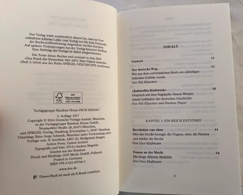 Libro 'Das Reich der Deutschen' de Nils Klawitter - 6