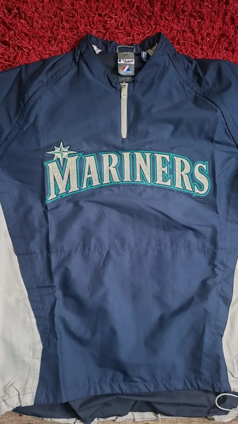 Chaqueta MLB Authentic Majestic Mariners - 4