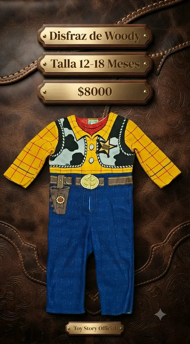 Disfraz de Woody para bebé 12-18 meses