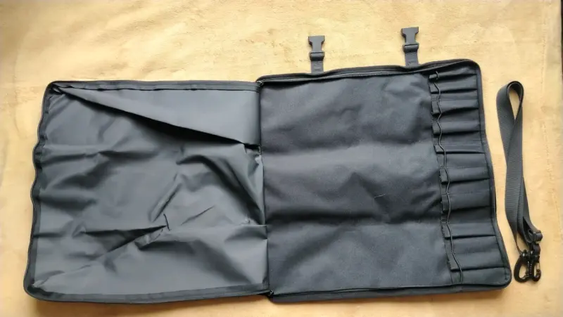 Funda negra para cuchillos con correas ajustables - 4
