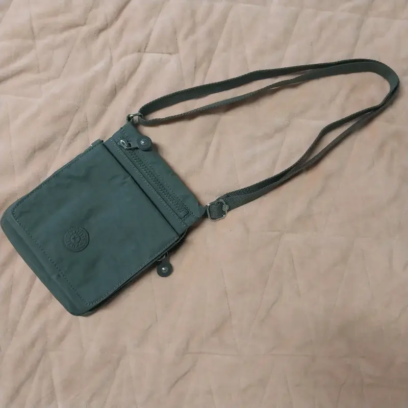 Bolso bandolera verde Kipling compacto - 1