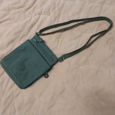 Bolso bandolera verde Kipling compacto - miniatura 1