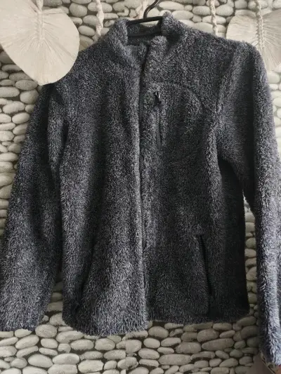 Chaqueta de polar gris - miniatura 1