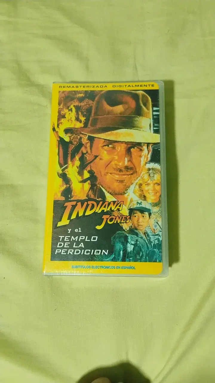 VHS Indiana Jones y el Templo de la Perdición - 1
