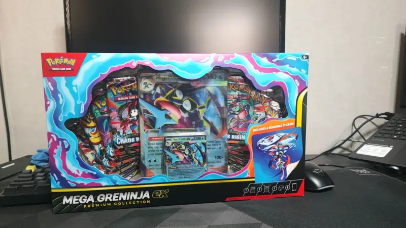 Caja Premium Pokémon Mega Greninja EX - 1