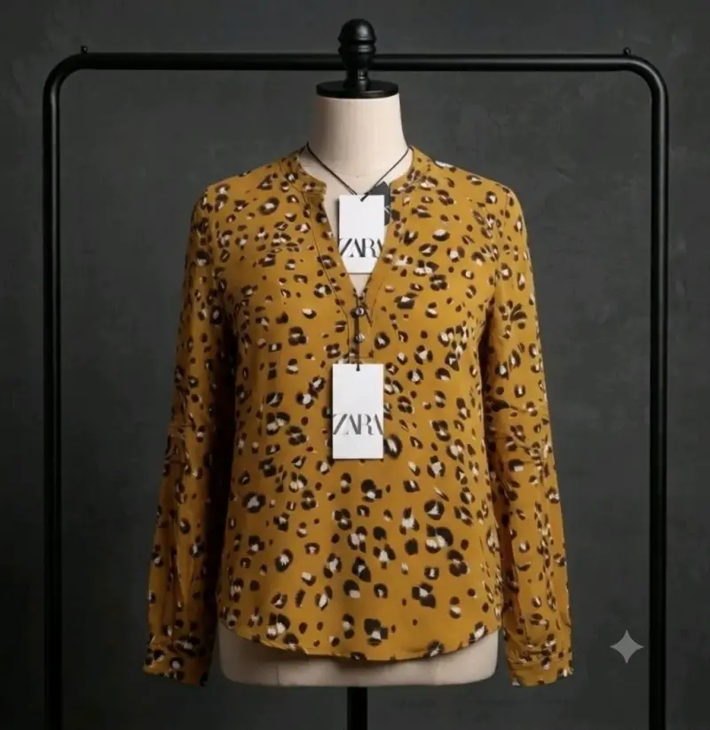 Blusa estampada animal print Zara - 1