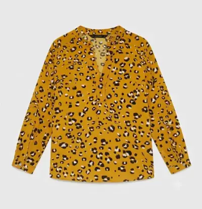 Blusa estampada animal print Zara - miniatura 3