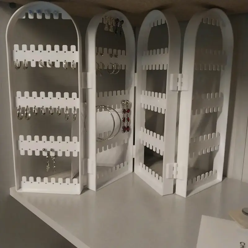 Organizador de joyas aros accesorios plegable - 1