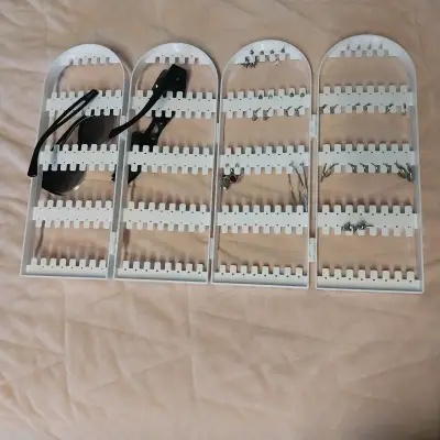 Organizador de joyas aros accesorios plegable - miniatura 2
