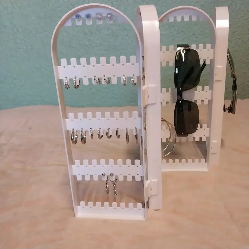 Organizador de joyas aros accesorios plegable - 5