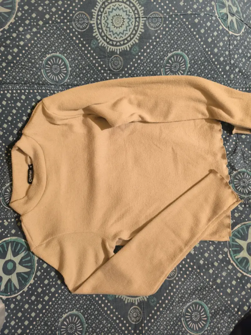 Suéter beige de mujer Clustler