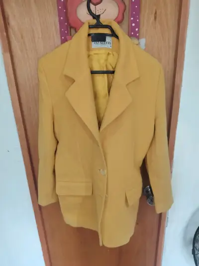 Blazer amarillo para mujer Ozsultan - miniatura 1