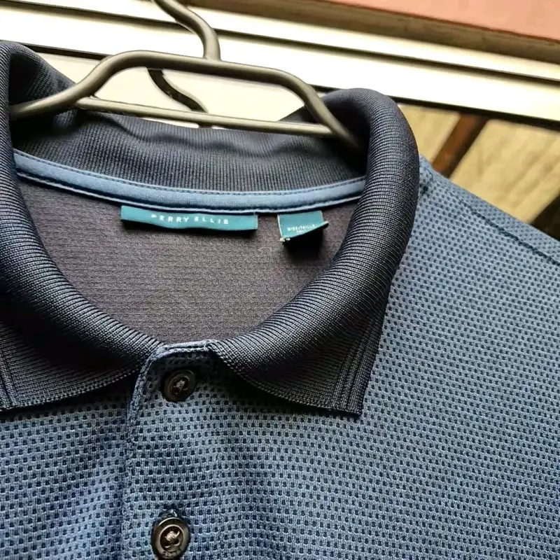 Polera Perry Ellis azul talla M - 2
