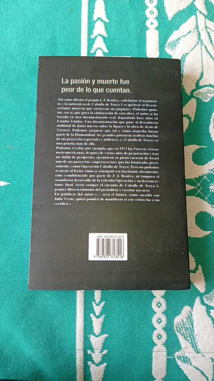 Libro Caballo de Troya 1 de J.J. Benítez - 2