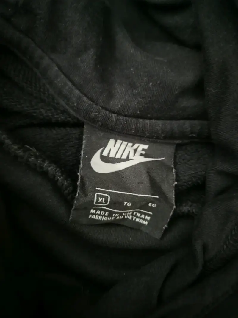 Polerón con capucha Nike negro talla XL - 3