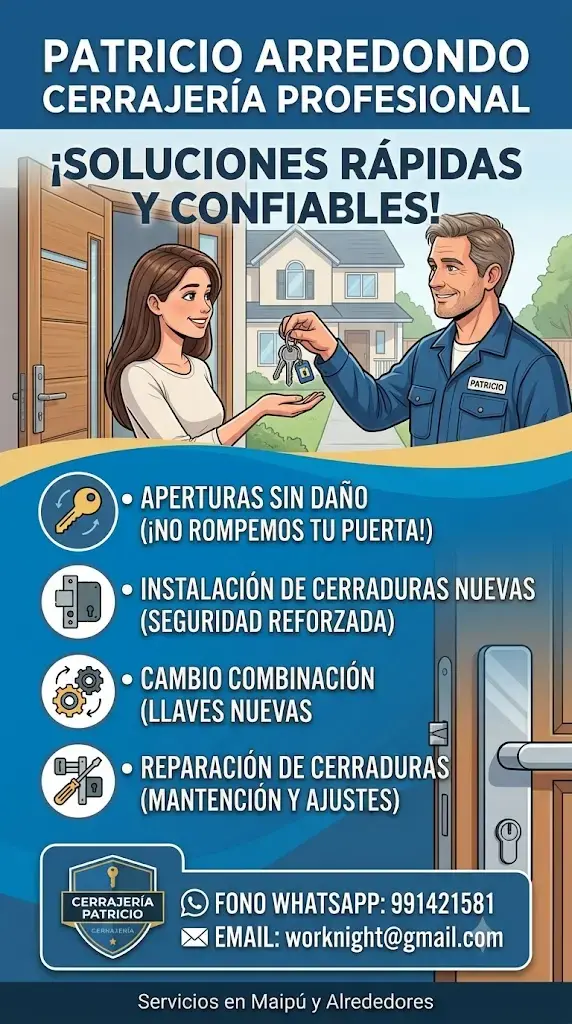 Cerrajeria a domicilio todo Santiago