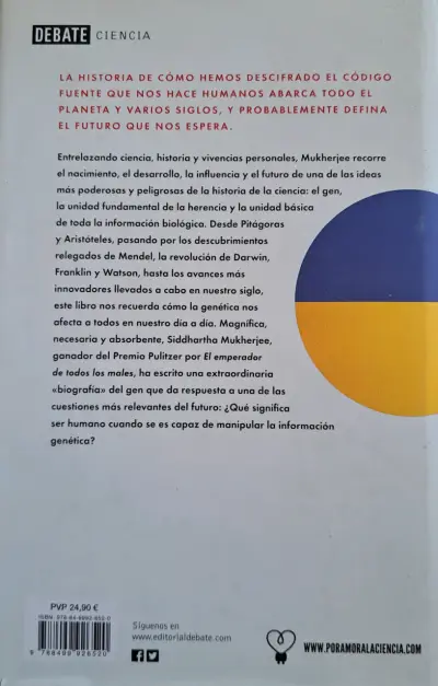 Libro "El Gen" de Siddhartha Mukherjee - miniatura 2