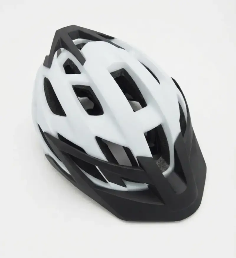 Casco de ciclismo RIDERACE blanco y negro - 2