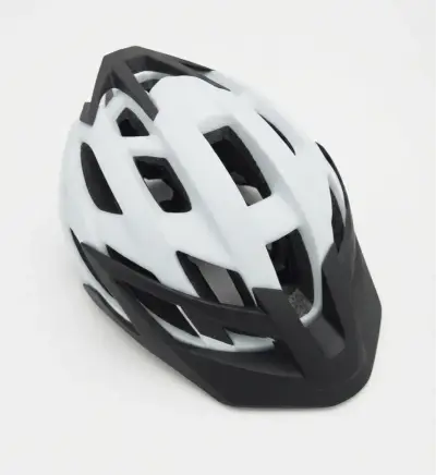 Casco de ciclismo RIDERACE blanco y negro - miniatura 2