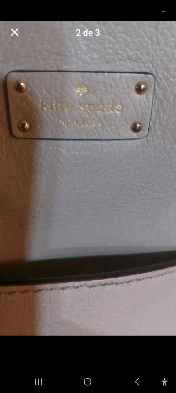 Bolso de mano con asa larga gris Kate Spade - 4