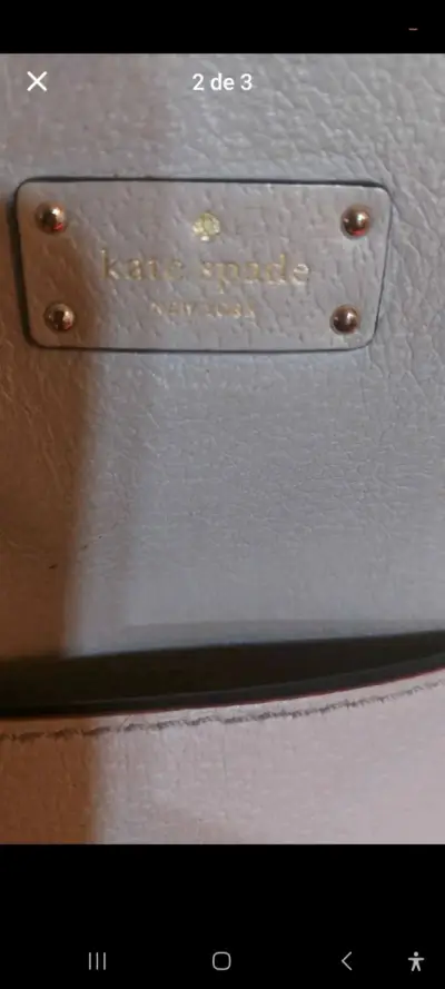 Bolso de mano con asa larga  gris Kate Spade - miniatura 4