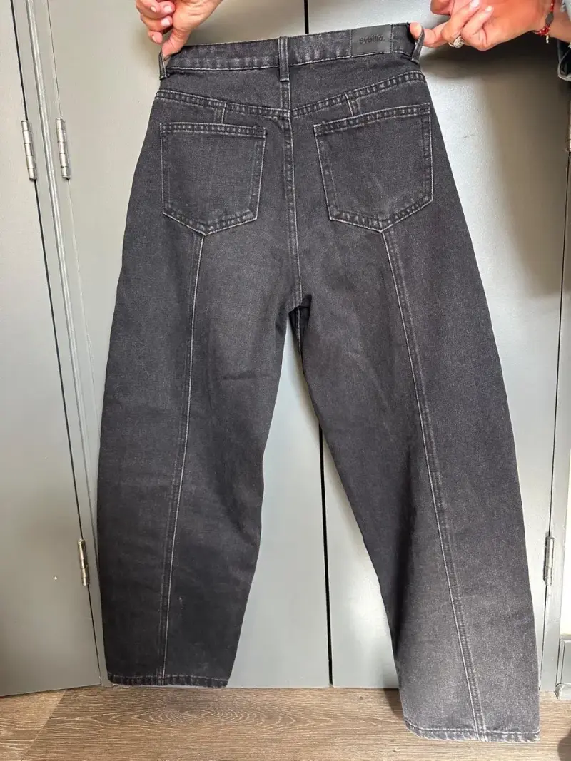 Jeans Baggy Negros Sybilla Talla 36 - 2