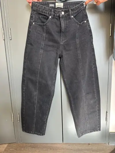 Jeans Baggy Negros Sybilla Talla 36 - miniatura 3