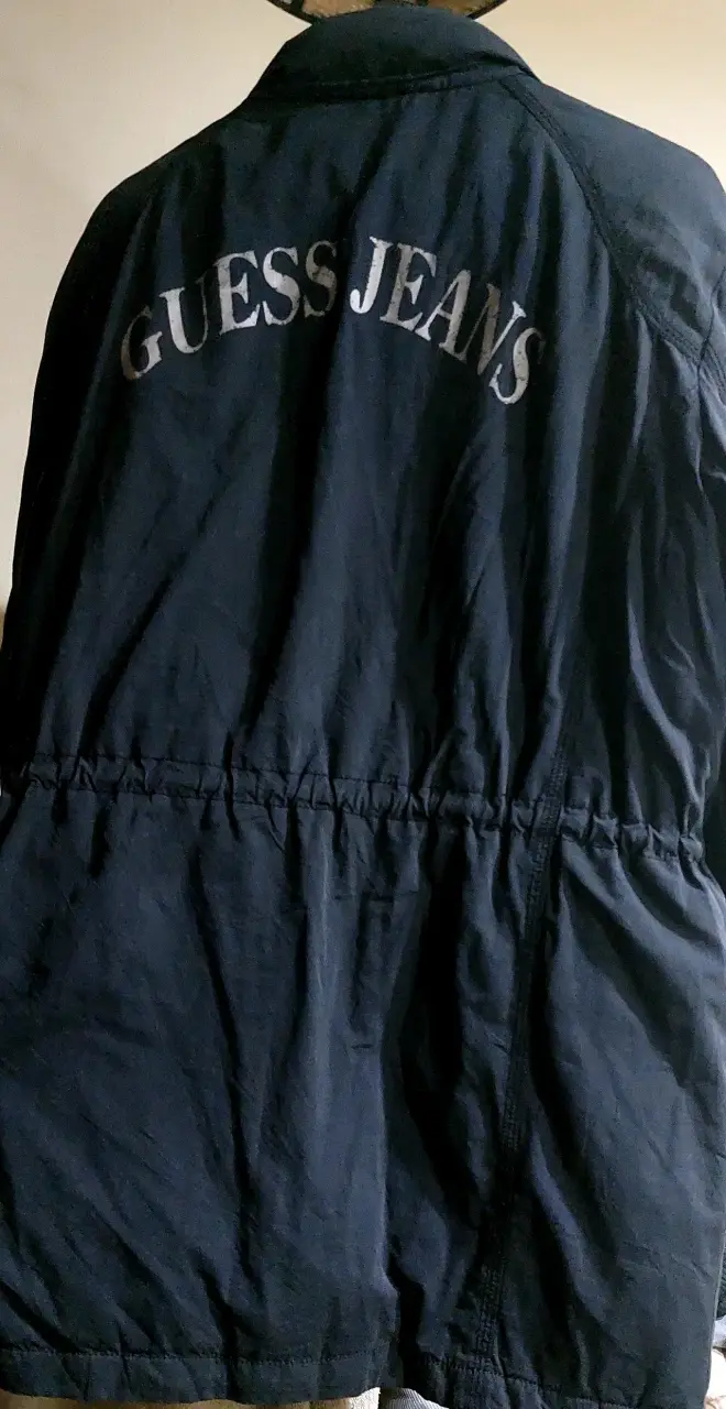 Chaqueta Guess Jeans azul con bolsillos - 4