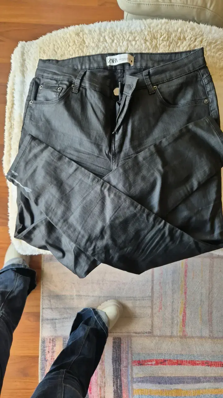 Chaleco de mezclilla sin mangas Zara - 5